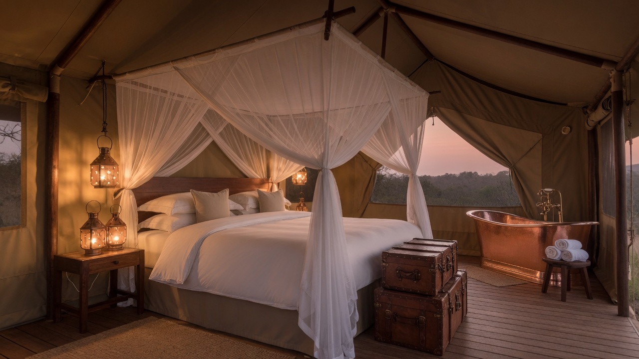 Tent interior