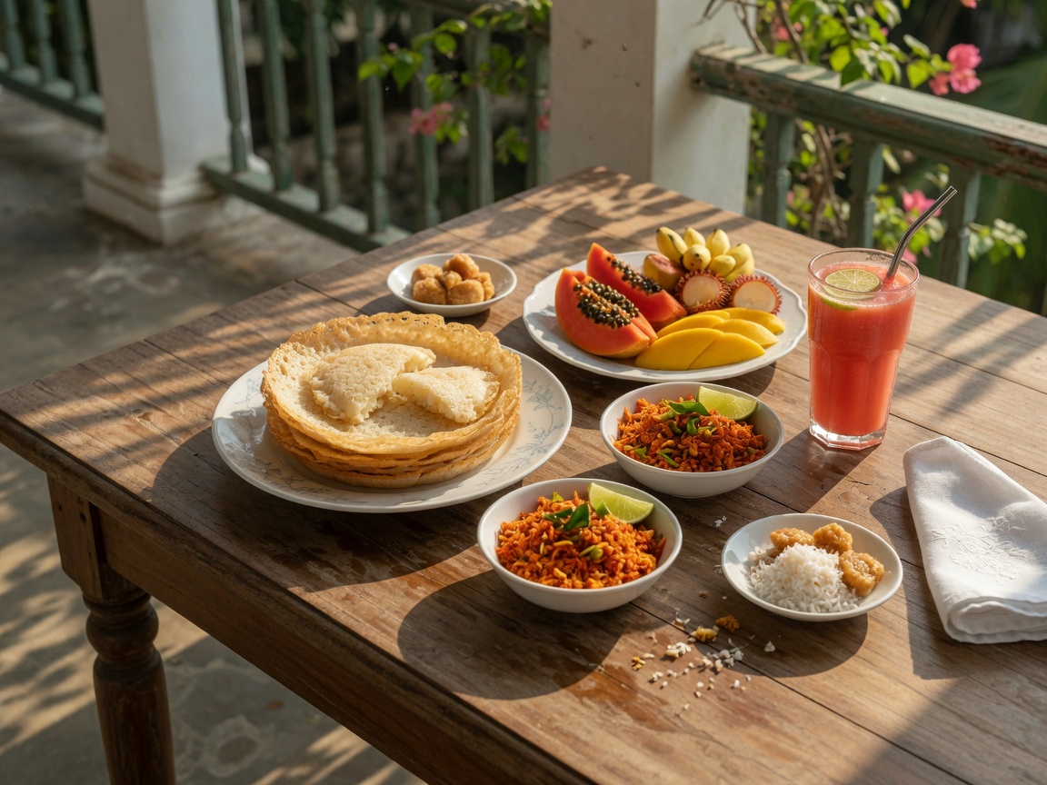 Sri Lankan breakfast