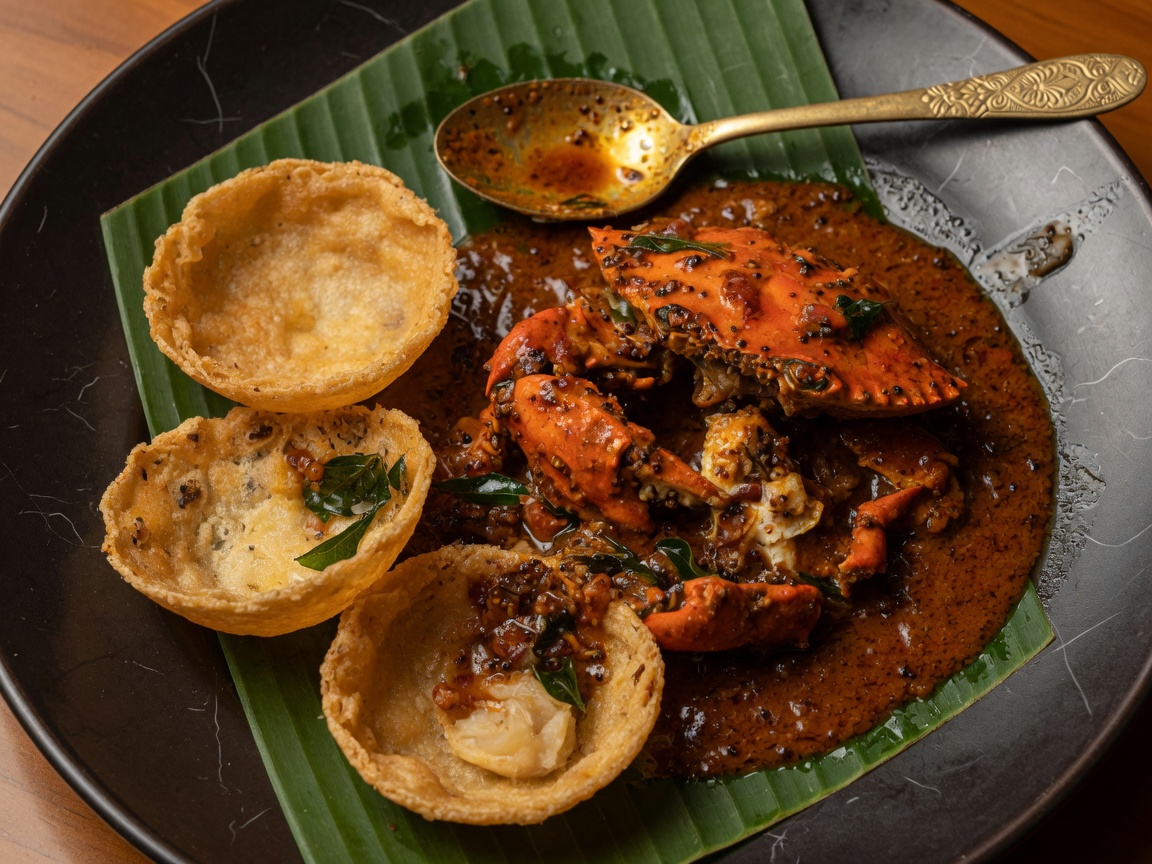 Crab curry