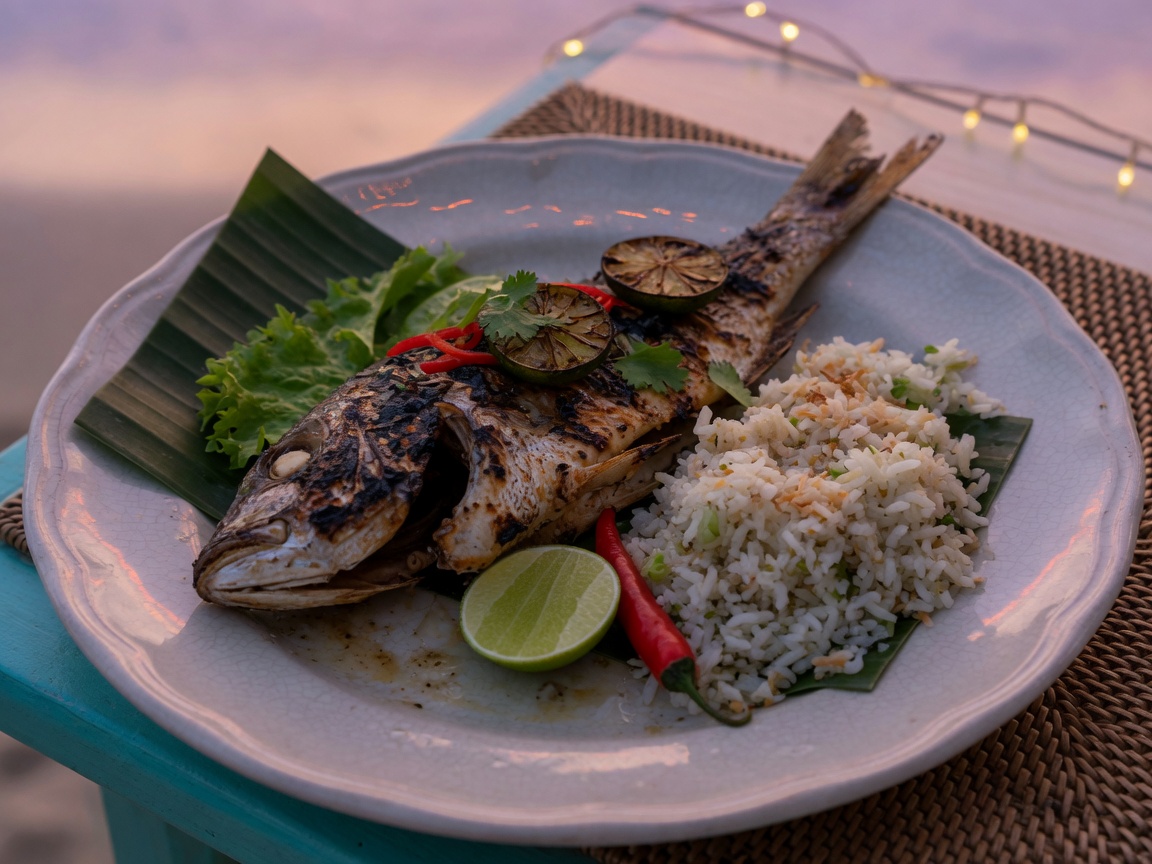 Grilled fish