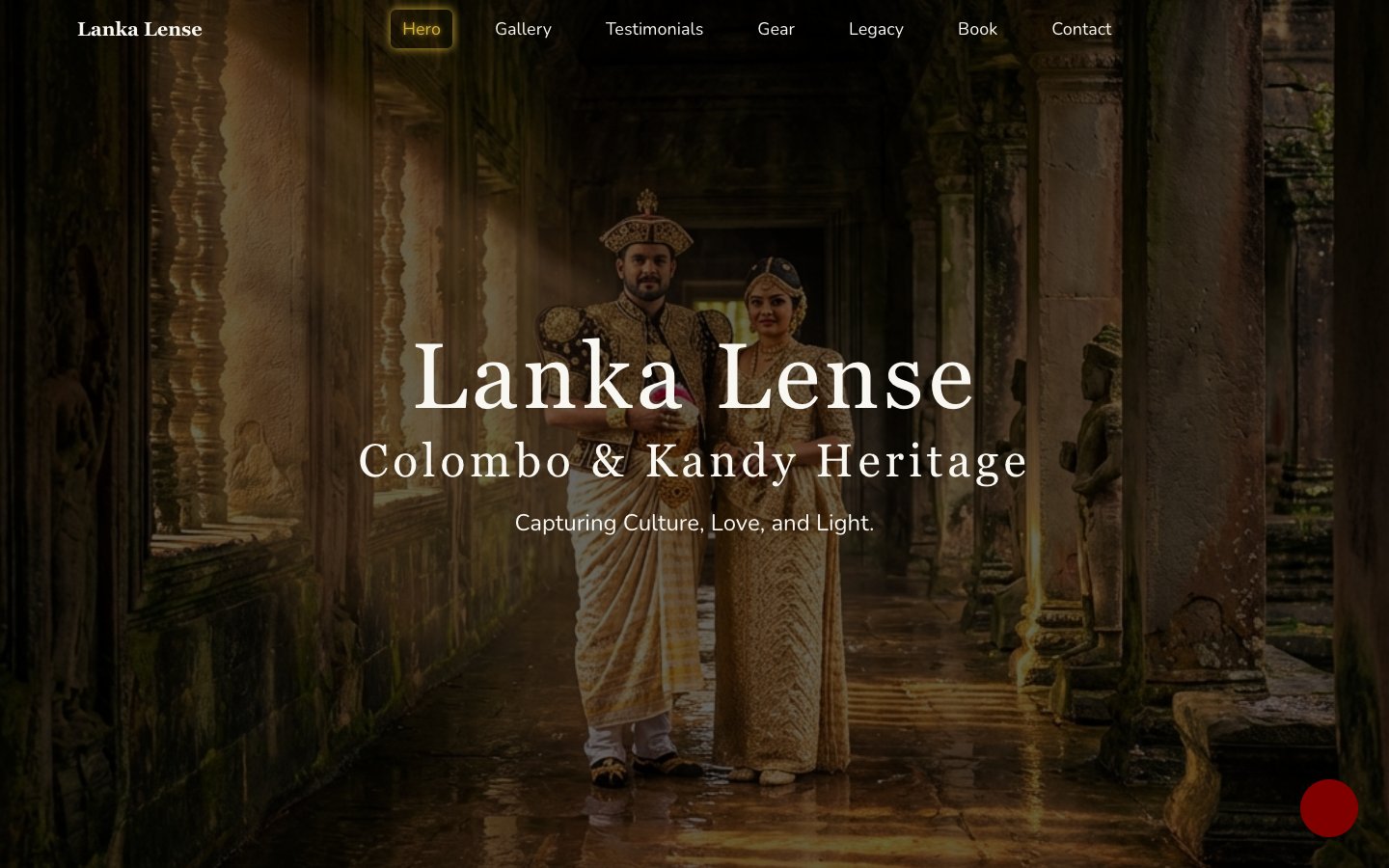 Lanka Lense desktop view