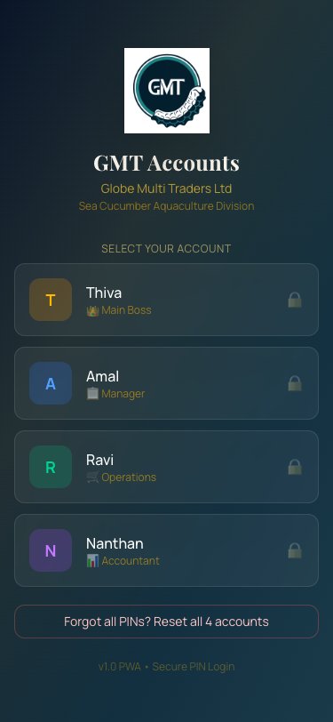 GMT Accounts โ Globe Multi Traders mobile view