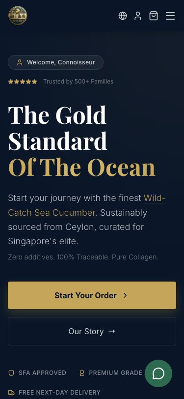 Imperial Dried Sea Cucumber mobile view