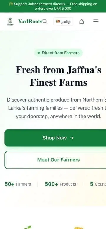YarlRoots app screen